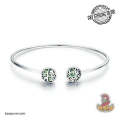 925 Sterling Silver Tree of Life Cuff Bracelet