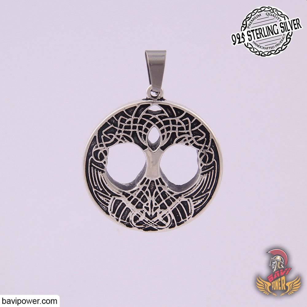 925 Sterling Silver Yggdrasil the Tree of Life Pendant