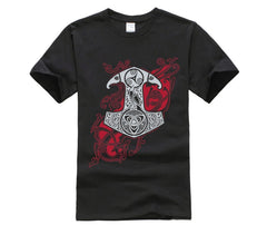 BaviPower Viking T-shirt Bloody Mjolnir