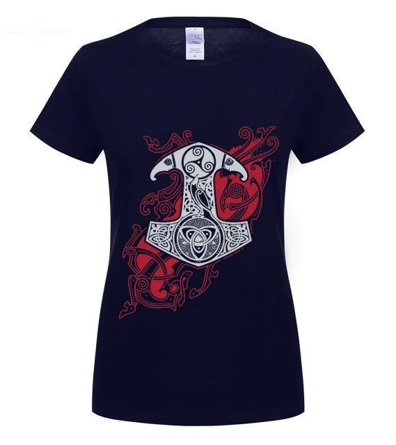 BaviPower Viking T-shirt Bloody Mjolnir