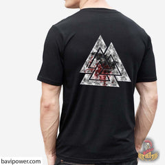 BaviPower Viking T-shirt - Bloody Valknut