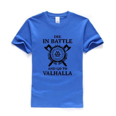 BaviPower Viking T-shirt Die In Battle And Go To Valhalla