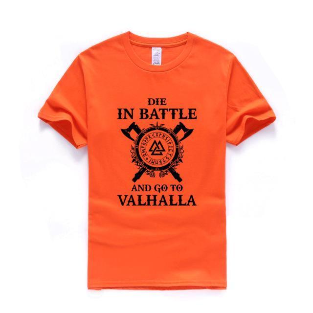 BaviPower Viking T-shirt Die In Battle And Go To Valhalla