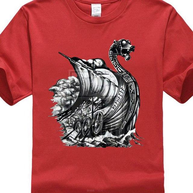 BaviPower Viking T-shirt Snekkja Viking Longship