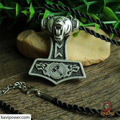 Bear Thor Hammer Pendant