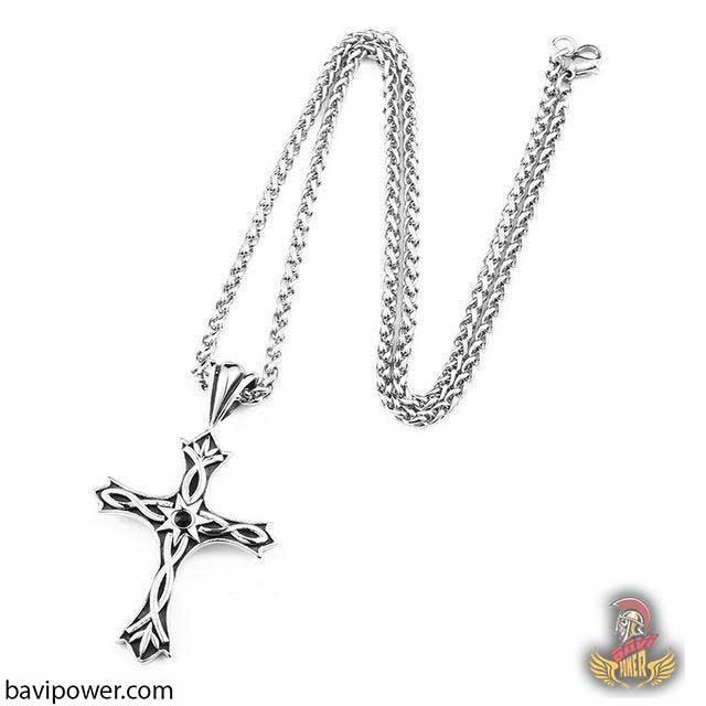 Celtic Knot Cross Pendant Necklace