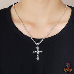 Celtic Knot Cross Pendant Necklace