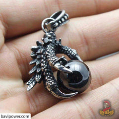 Dragon Claw Holding Stone Pendant