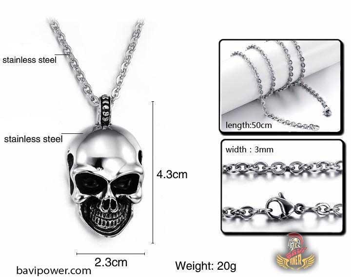 Funny Smiley Skull Necklace