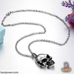 Funny Smiley Skull Necklace