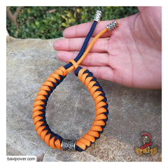 Handmade Bracelet With Viking Valknut Bead