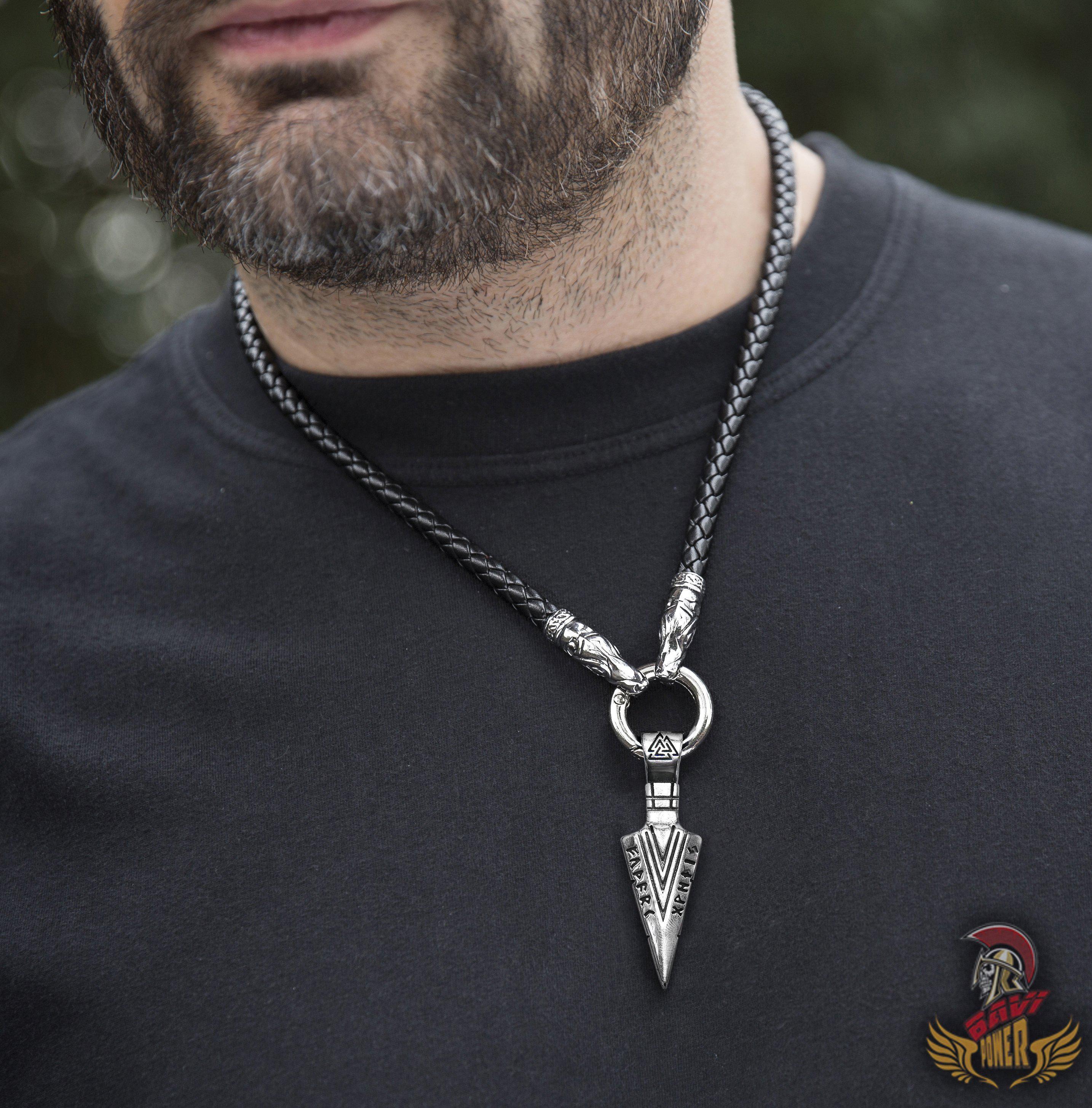 ☆Hei☆ bottle pendant leather necklace HE24WINFW113XXFR Tree of Life Necklace- Leather Necklace-spiritual Gift