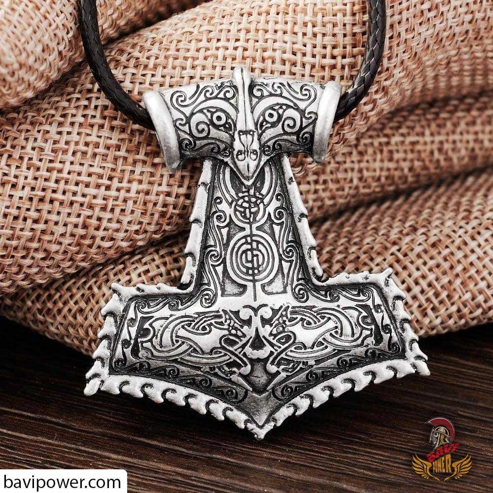 Raven Hammer Amulet Pendant Necklace