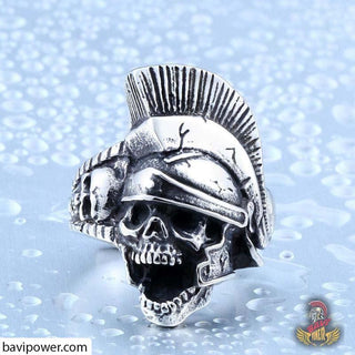 Roman gladiator Skull Ring