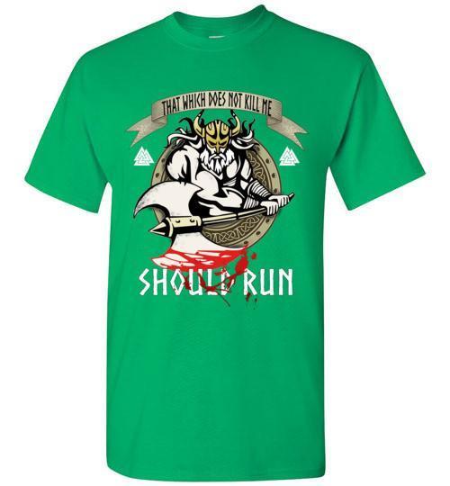 bavipower-viking-jewelry-"Should Run" T-Shirt & Hoodie-t-shirt-BaViPower-Short-Sleeve T-Shirt-Irish Green-M-BaViPower