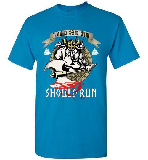 bavipower-viking-jewelry-"Should Run" T-Shirt & Hoodie-t-shirt-BaViPower-Short-Sleeve T-Shirt-Sapphire-M-BaViPower