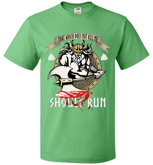 bavipower-viking-jewelry-"Should Run" T-Shirt & Hoodie-t-shirt-BaViPower-Unisex T-Shirt-Kelly-S-BaViPower