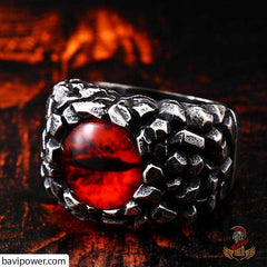 Stainless Steel Dragon Eye Ring