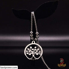 Tree of Life Pendant Bead Necklace for Women