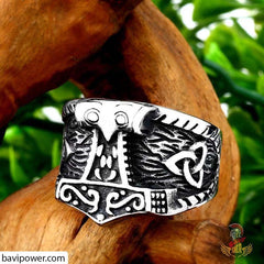 Trinity Thor's Hammer Ring