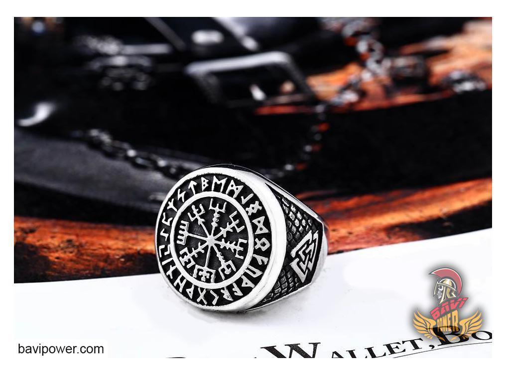 Vegvisir The Runic Compass Ring