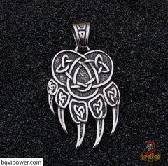 Viking Bear Paw Pendant