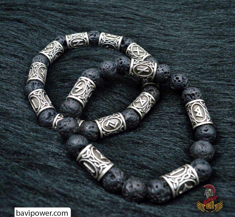 Viking Beads Meaning Viking Rune Beads Bracelet – BaviPower