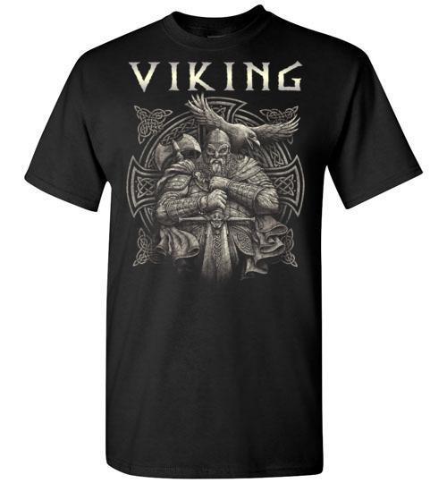 bavipower-viking-jewelry-Viking T-shirt BVP002-BaViPower-Gildan Short-Sleeve T-Shirt-Black-S-BaViPower