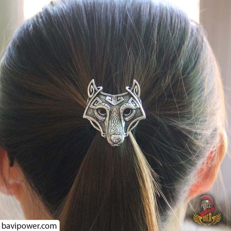 Wolf Head Hair Tie Set of 3 colors